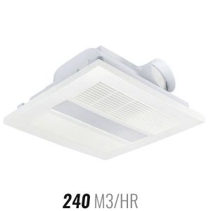 Brilliant Solace 4-in-1 Exhaust Fan White