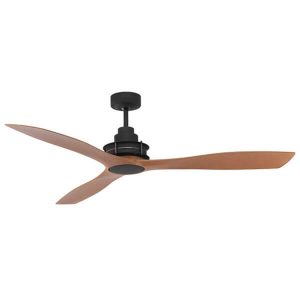 Clarence Ceiling Fan - Oil Rubbed Bronze with Dark Timber Blades 56"
