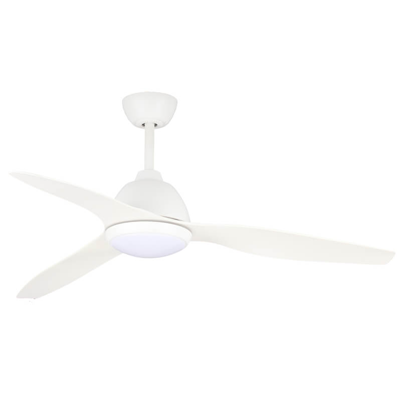 Fanco Breeze AC with LED Light and Wall Control White 52