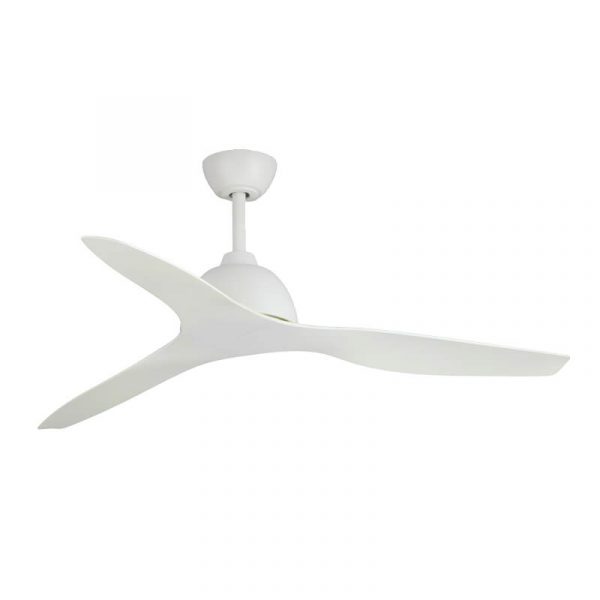 Fanco Breeze AC Ceiling Fan with Wall Control - White 52"