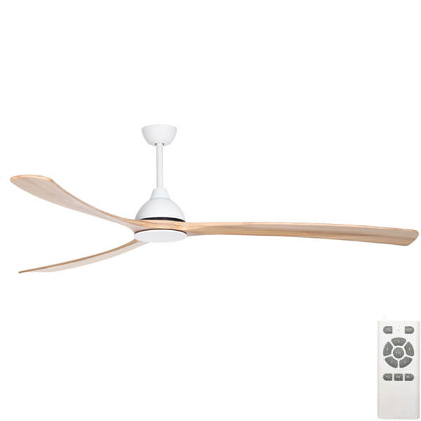 Fanco Sanctuary DC Ceiling Fan with Solid Timber Blades White with