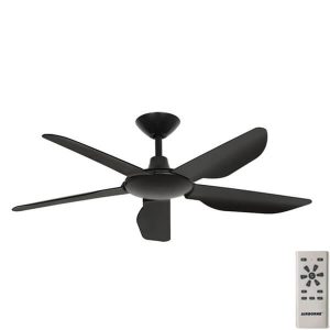 Airborne Storm DC Ceiling Fan with Remote - Black 48"