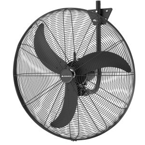 Mercator Airbond DC 30" Commercial Wall Fan with Remote - Black