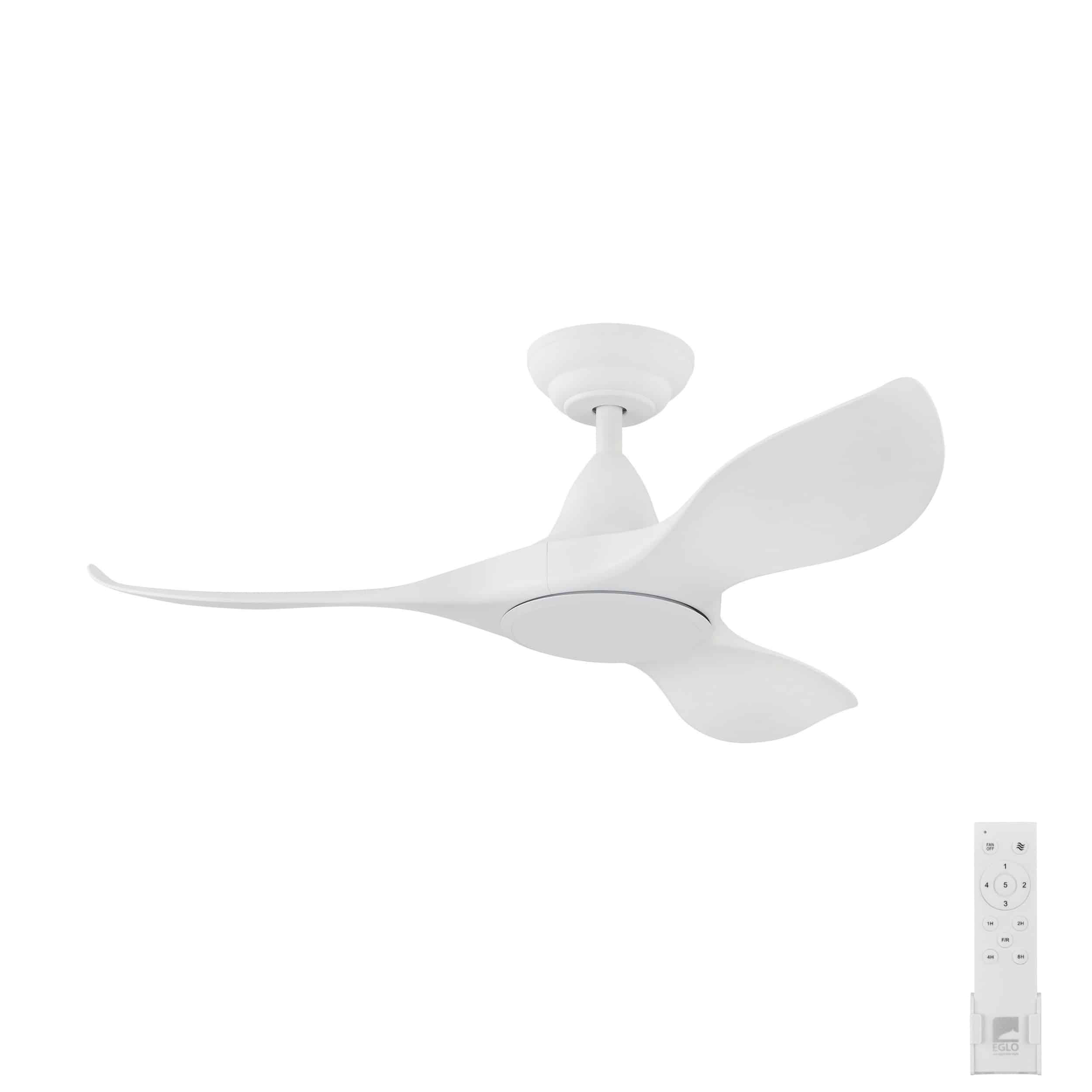 Eglo Noosa DC Ceiling Fan With Remote White 40" Australia