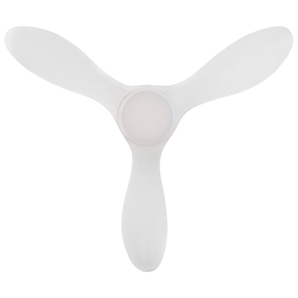Noosa DC CCT LED Ceiling Fan With Remote - White 46"