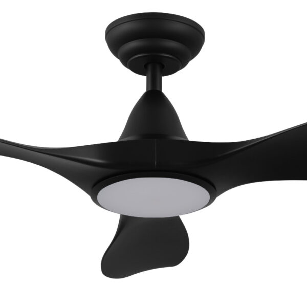Noosa DC CCT LED Ceiling Fan With Remote - Matte Black 40"