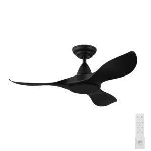 Noosa DC Ceiling Fan With Remote - Black 40"