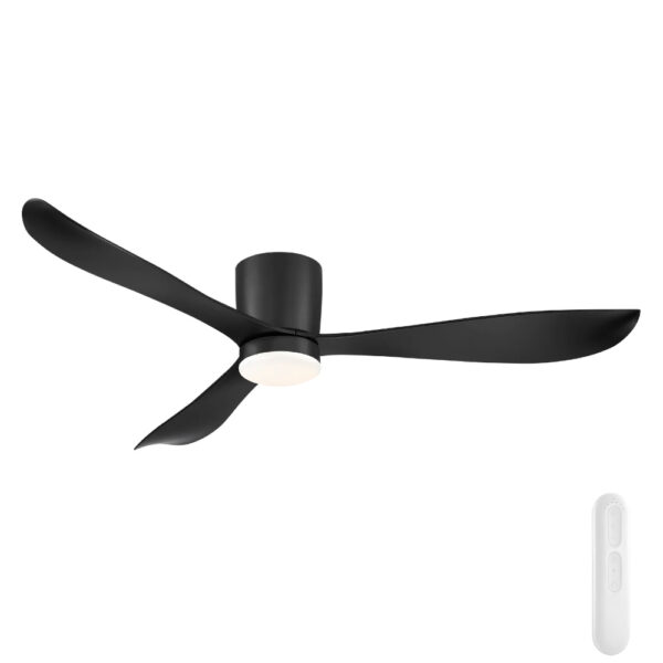 Instinct DC Ceiling Fan with White Ambience LED Light & Remote - White 54"