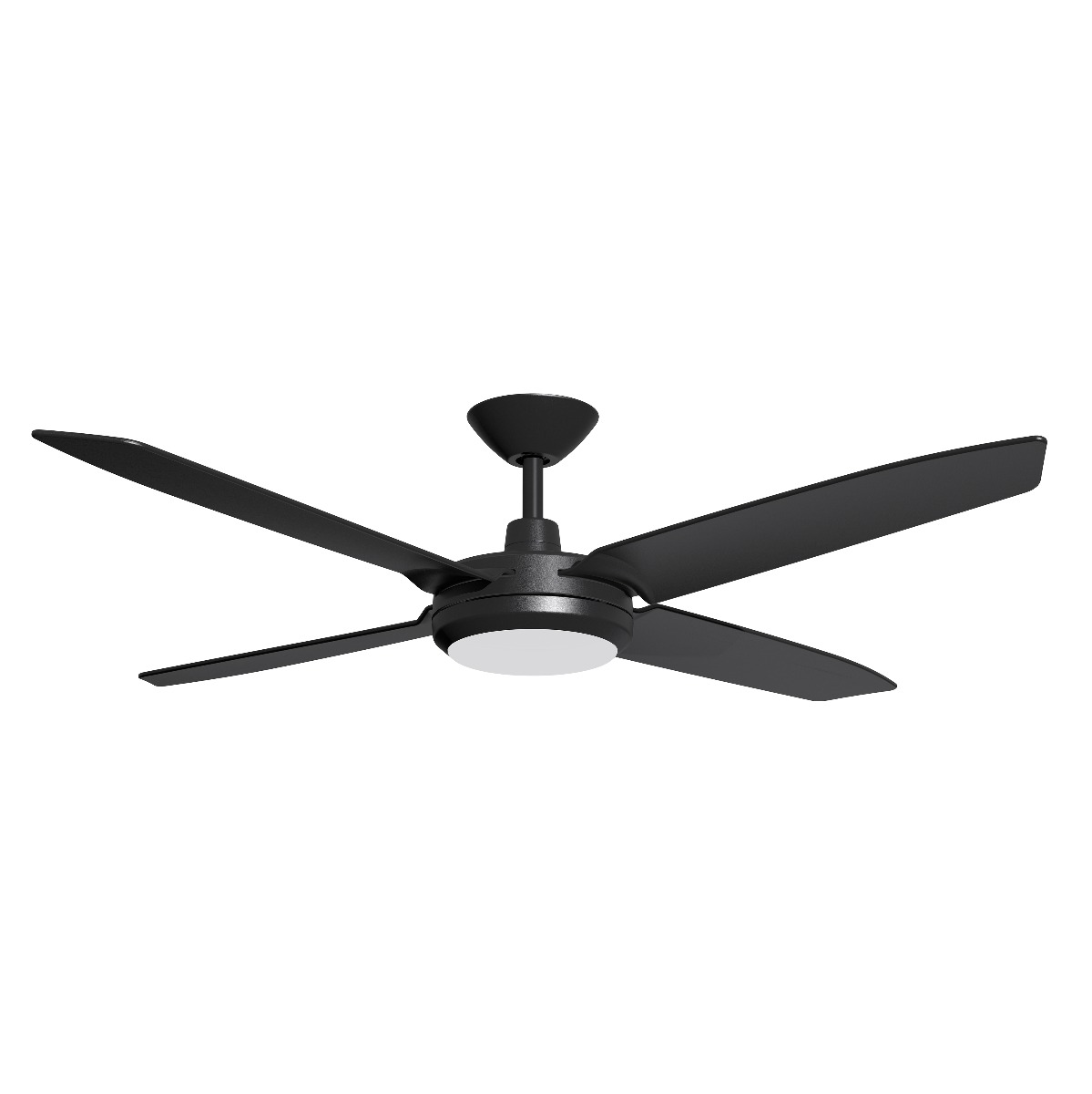 Airborne Enviro DC Ceiling Fan with CCT LED Light and Remote - Black 60"
