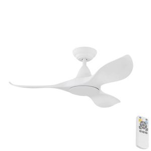 Noosa DC Ceiling Fan With Remote - White 46"