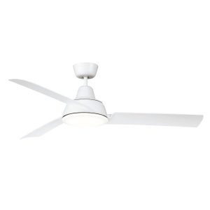 Airventure Ceiling Fan with CCT LED Light - White 52"