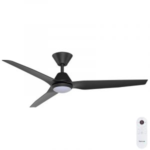 Fanco Infinity-ID DC Ceiling Fan SMART/Remote with Dimmable CCT LED Light - Black 54"