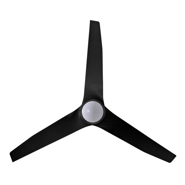 Fanco Infinity-iD DC Ceiling Fan SMART/Remote with Dimmable CCT LED Light - Black 54"