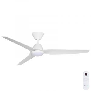 Fanco Infinity-ID DC Ceiling Fan SMART/Remote with Dimmable CCT LED Light - White 54"