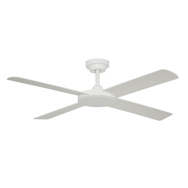 Pinnacle DC Ceiling Fan - White 52" (Remote and Wall Control)