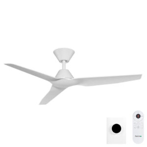 Fanco Infinity-iD DC Ceiling Fan with Wall Control & Remote/SMART - White 48"
