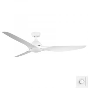 Fanco Horizon High Airflow DC Ceiling Fan with Wall Control - White 64"