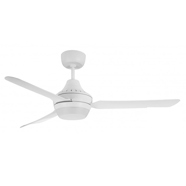 Stanza Ceiling Fan with B22 Light- White 56"