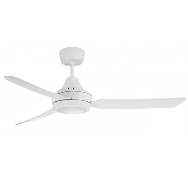Stanza Ceiling Fan with LED Light- White 56"