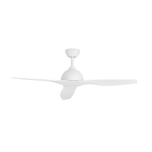 Claro Whisper AC Ceiling Fan with Wall Control – White 48"