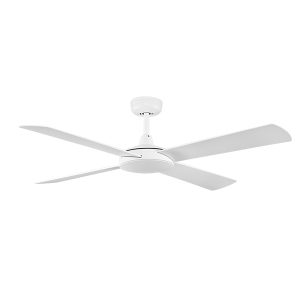 Fanco Eco Silent Deluxe DC Ceiling Fan with Wall Control - White 56"