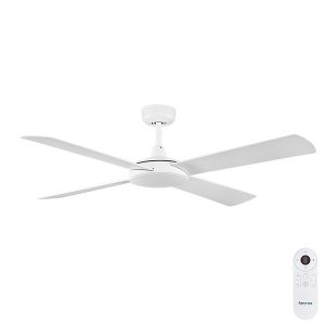 Fanco Eco Silent Deluxe DC SMART Ceiling Fan with Remote - White 56"