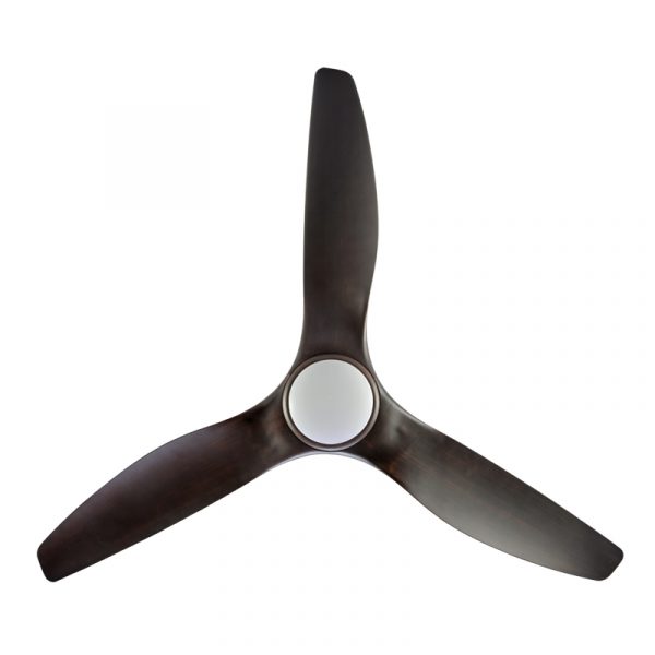 Fanco Horizon SMART High Airflow DC Ceiling Fan with CCT LED Light & Remote - Textured Bronze 64"