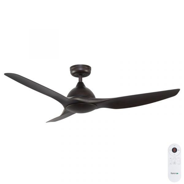 Fanco Horizon SMART High Airflow DC Ceiling Fan with Remote - Textured Bronze 52"