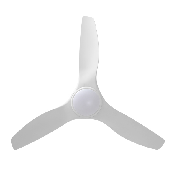 Fanco Horizon SMART High Airflow DC Ceiling Fan with CCT LED Light & Remote - White 52"