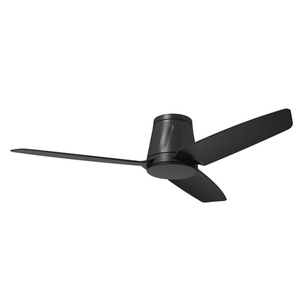 Airborne Profile DC Ceiling Fan with Remote - Black 50"