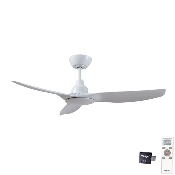 Ventair Skyfan DC Ceiling Fan (SMART) - White 52"