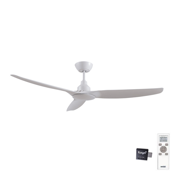 Ventair Skyfan DC Ceiling Fan (SMART) - White 60"