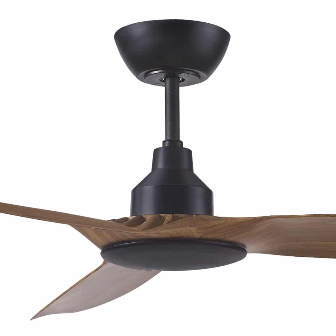 The Ventair Skyfan 60" ceiling fan with energysaving DC motor, glass