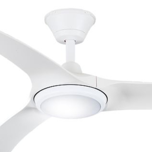 Aqua V2 IP66 Rated DC Ceiling Fan with CCT LED Light - White 70"