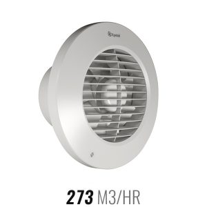 Xpelair Simply Silent Round Exhaust Fan 150mm White