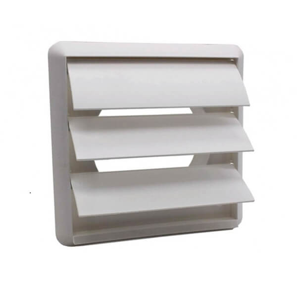 Xpelair Gravity Vent Plastic Black 125mm Australia