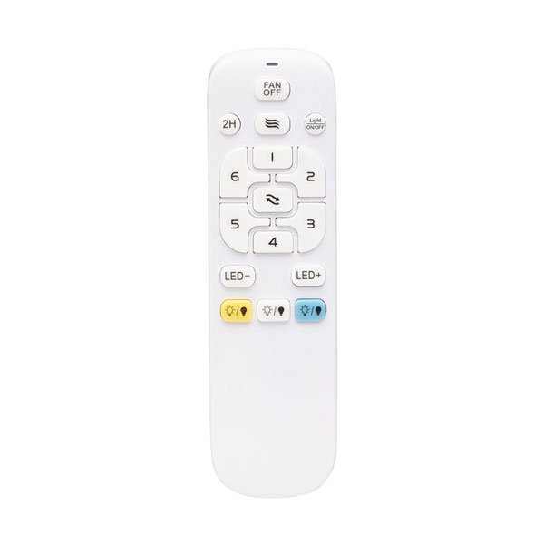 Brilliant Amari DC Ceiling Fan Remote with Dimmable CCT LED Light - White 56"