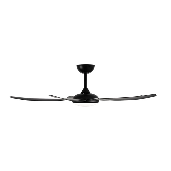 Brilliant Amari DC Ceiling Fan Remote with Dimmable CCT LED Light - Black 56"