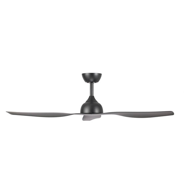 Fanco Eco Style DC Ceiling Fan with CCT LED Light and Remote - Black 52"