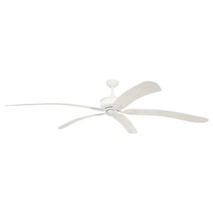 Tropicana AC Ceiling Fan - White & White Wash 72"