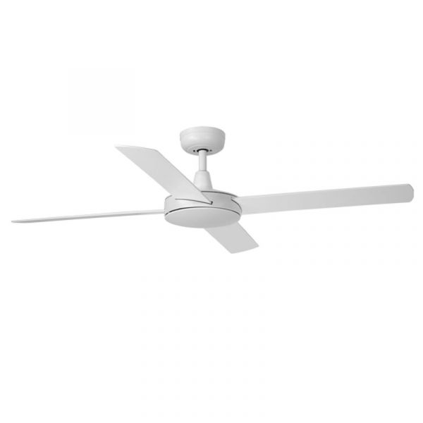 Fanco Eco Silent DC Ceiling Fan with Wall Control & Remote - White 52"