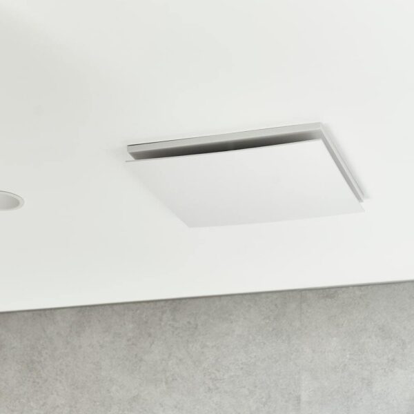 Fanco Hybrid High Performance Square Ceiling Exhaust Fan 150mm White