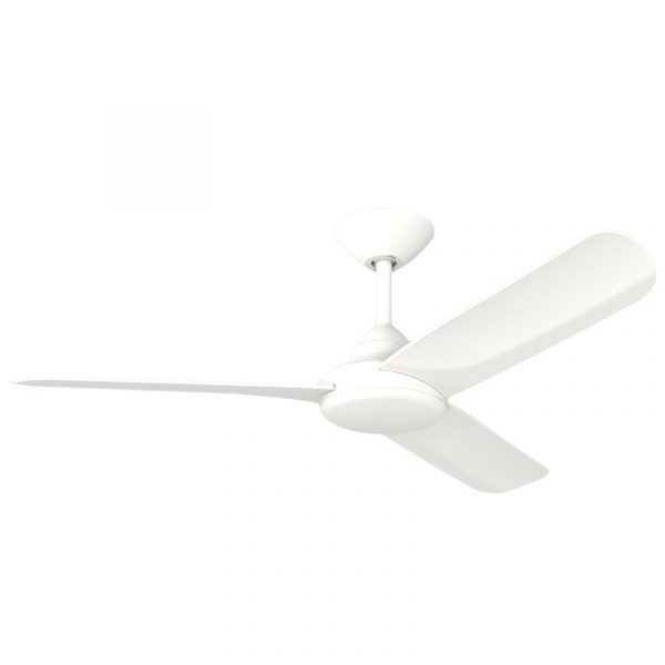 X-Over DC Ceiling Fan - White 48" (Wall Control)