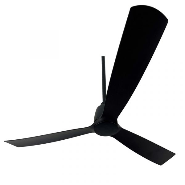 Kute 3 Blade DC Ceiling Fan with Remote - Black 52"