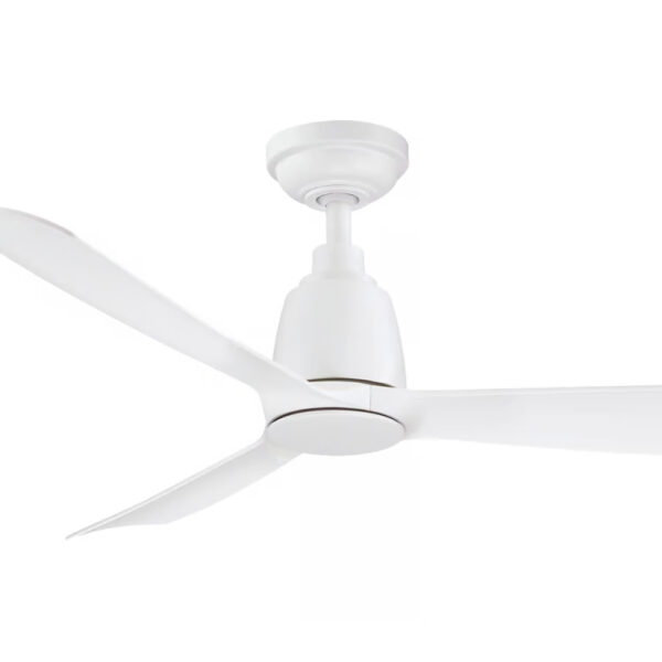 Kute 3 Blade DC Ceiling Fan with Remote - White 44"