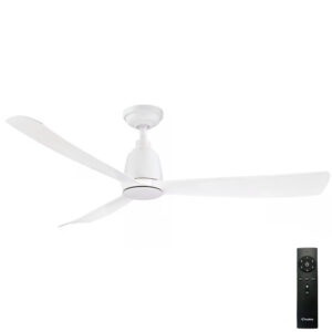 Kute 3 Blade DC Ceiling Fan with Remote - Graphite Weathered Wood 52"