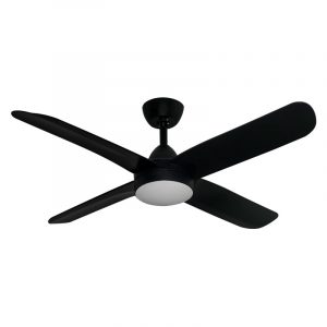 Activ DC Ceiling Fan with CCT LED Light - Black 52" (Wall Control)