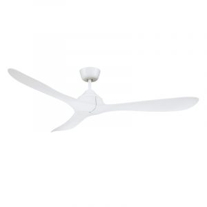 Mercator Juno DC Ceiling Fan with Remote - White 56"