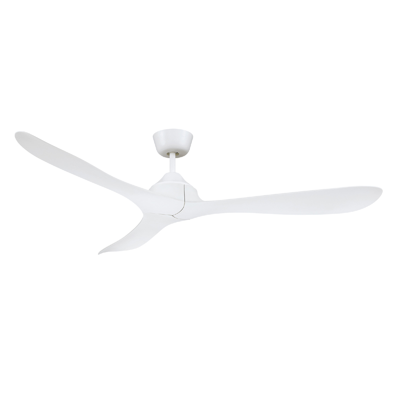 Mercator Juno DC Ceiling Fan with Remote - White 56"
