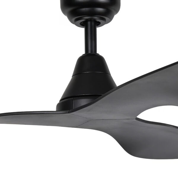 Three Sixty Simplicity DC Ceiling Fan with Remote - Black 45"